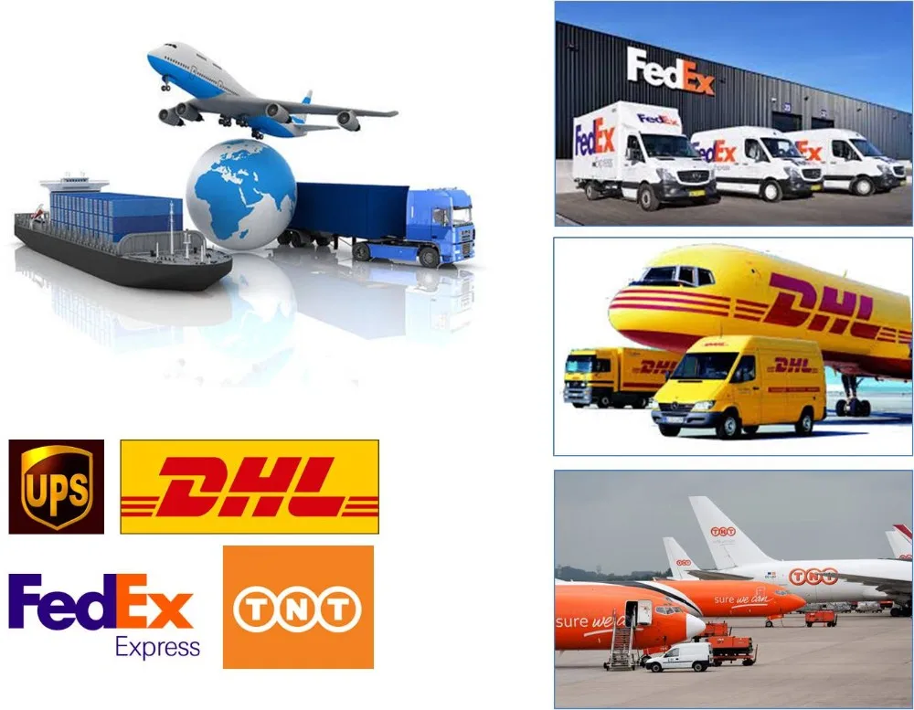 我们使用 dhl,tnt,ups,fedex 等空运