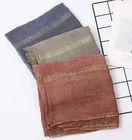 New Style Terylene-Rayon Gold decorated Scarf Stained Sunscreen women Summer Beach Silk Head Scarf