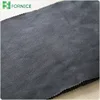 High quality embossed coating laminate black suede/wholesale fabric