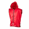 Boxing Vest Boxer Jacket Boxing Sleeveless Silk Hoodie Fighter Robe