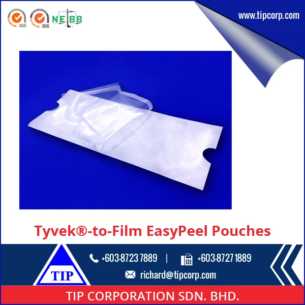 Easy Peel Disposable Sterile Pouches for Medical Use, View High Quality