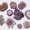 Beautiful Attractive Natural Amethyst Stalactites slices