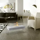 Inno living fire FS-06 design furniture bio ethanol fireplace double sided glass