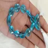 Blue Topaz Quartz Beads,Size 16mm,10 Pieces,Blue Topaz Faceted Oval Shape Loose Gemstone Beads