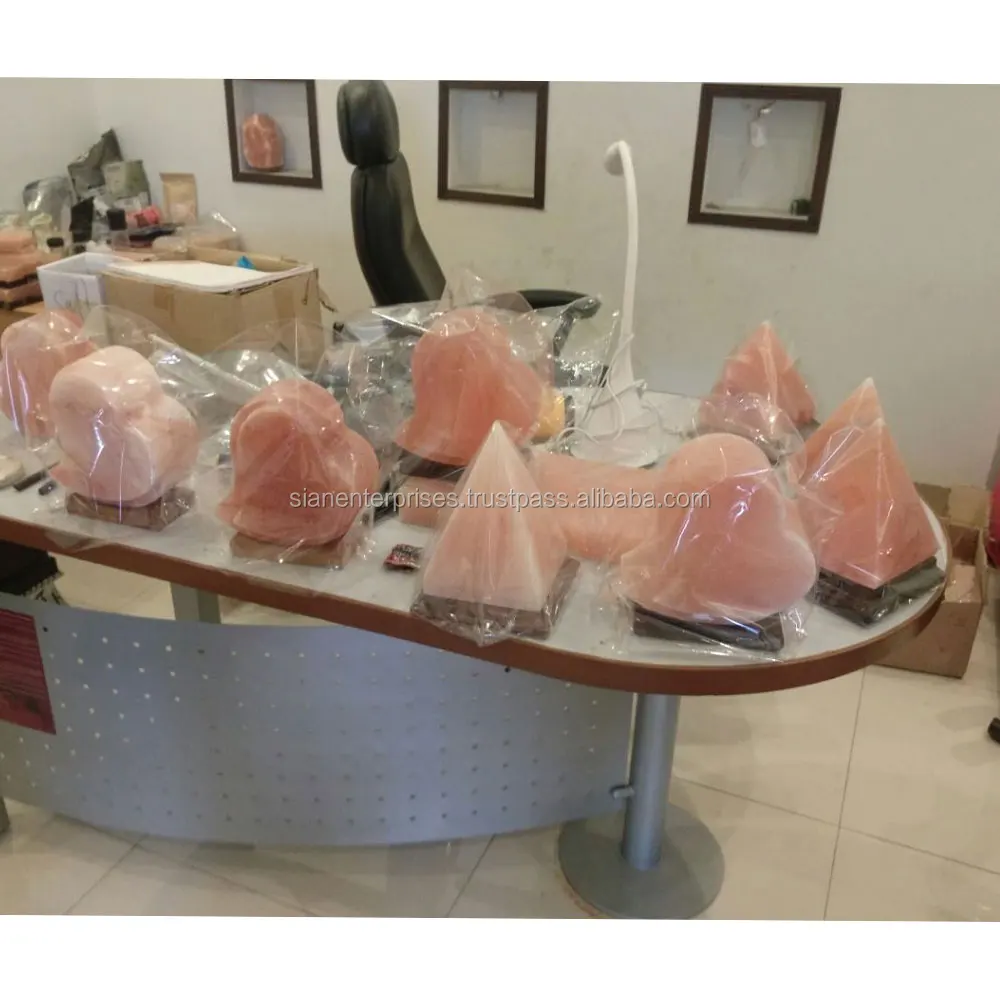high quality hand crafted organic salt lamps for wholesale