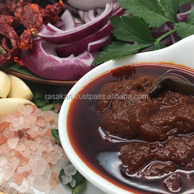 malaysia halal paste red sambal sweet sour hot spice nasi lemak