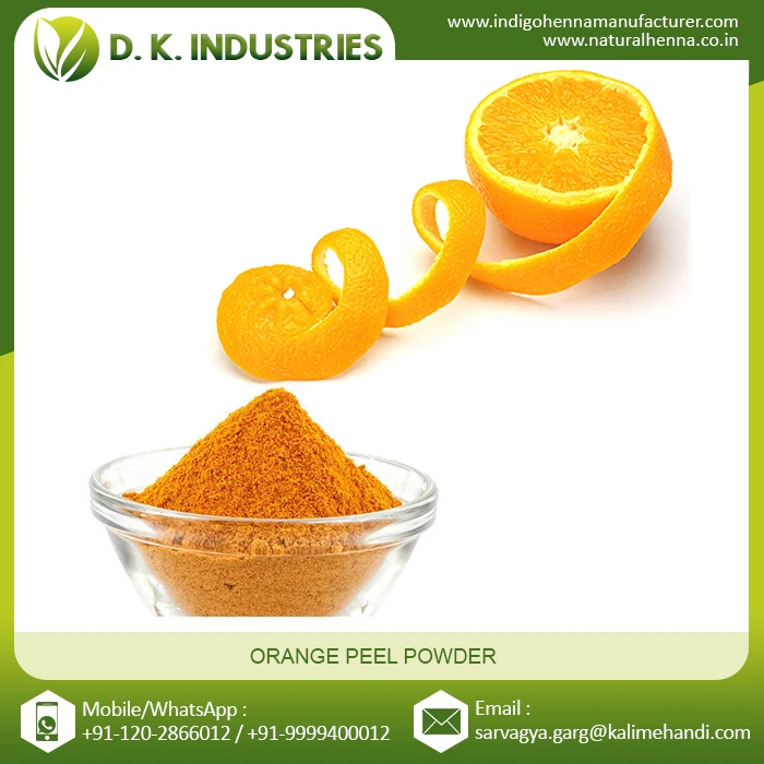 custom packaging orange peel powder