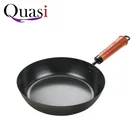 Black carbon steel material non-stick frying pan
