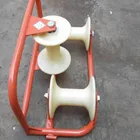 Cable Pulling Roller Staight Line Type Pulley Systems For Sale Block And Tackle