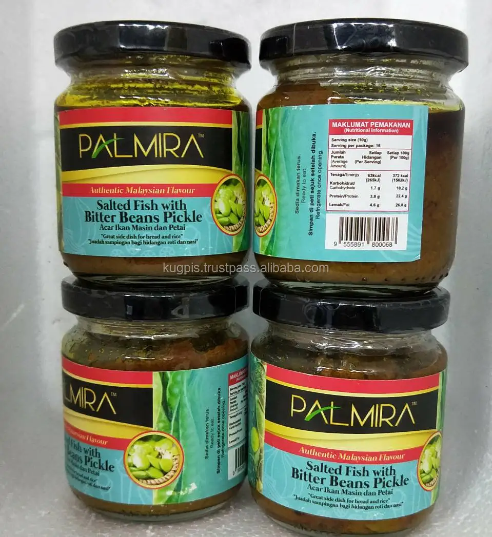 malaysian halal salted fish pickled