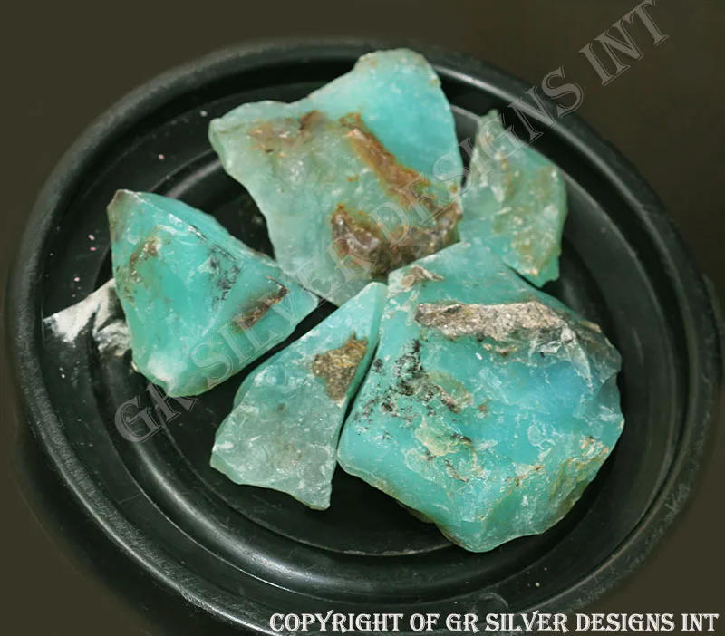 Оптовые продажи натуральный перуанский синий опал грубые драгоценные камни