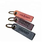 wholesale Personalized Leather Keychain, Embossed Leather, Custom Key Chain