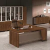 High standard walnut long cheap elegant principle executive manager director MFC desk office furniture table design