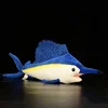 Custom Realistic little catnip pet toy plush fish sea animal toys