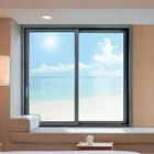 aluminum frame large sliding glass window