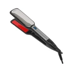 flat iron titanium hair straightener ceramic infrared hair flat iron