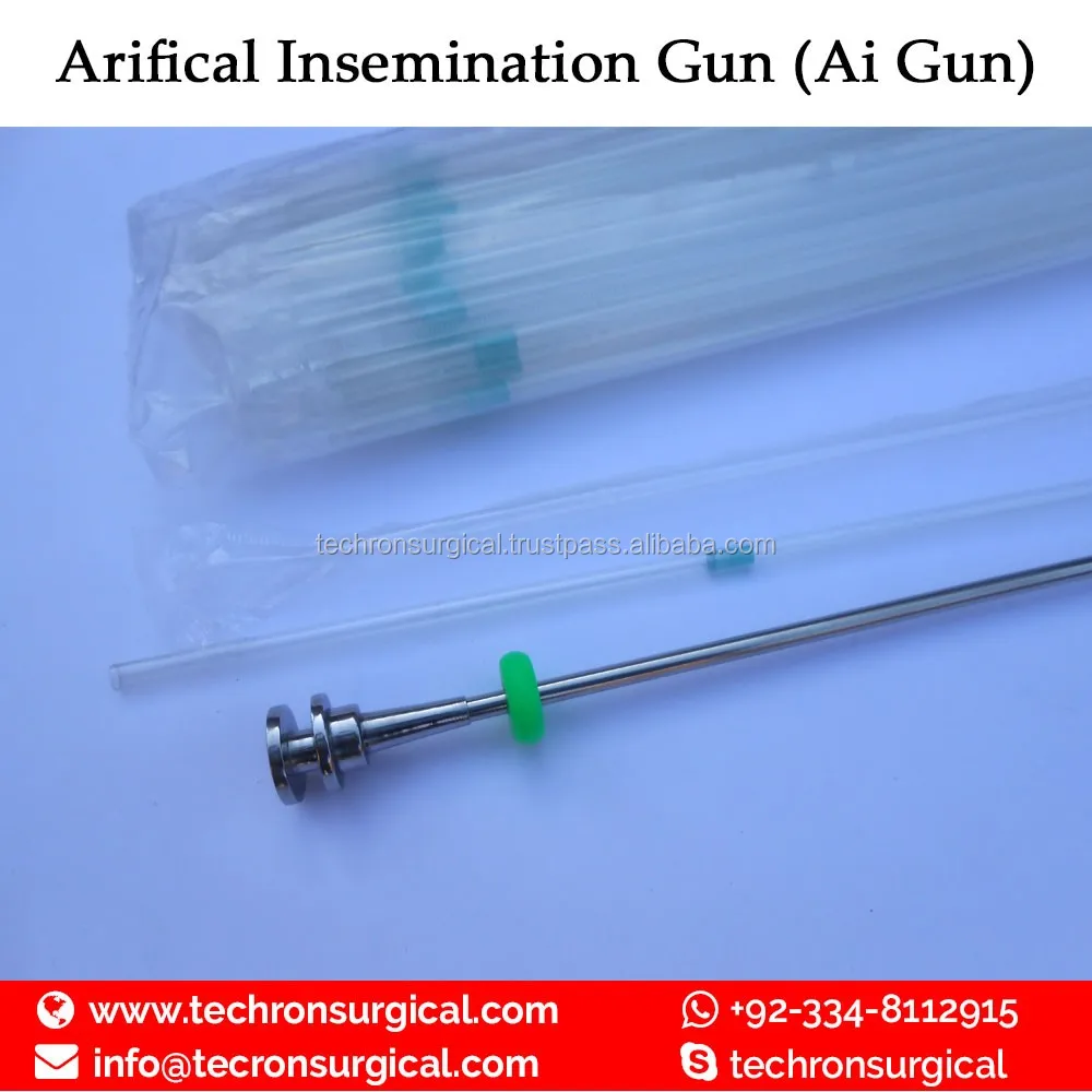 5 ml/cc universal semen stainless steel artificial insemination