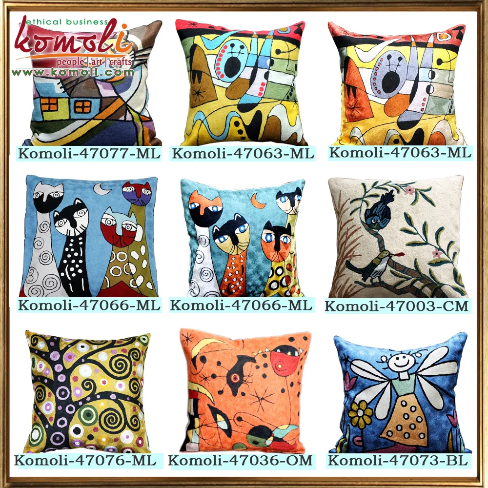 embroidery cushion cover  (3)