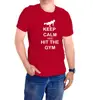 [Custom Designed] Gym Quotes - Hit The Gym - Men's Red T-shirt
