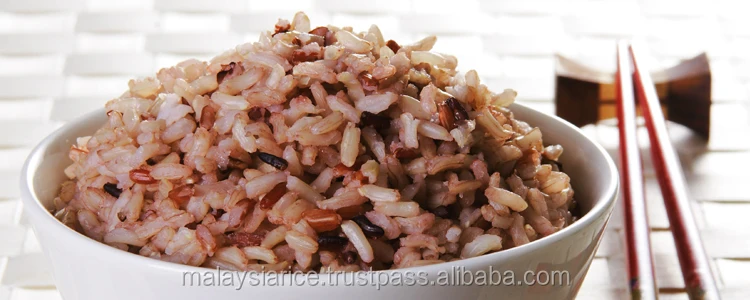 halal food ecobrown"s mixed wholegrain rice (red