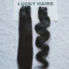 Unprocessed good quality natural indian human hair From Lucky Hairs India