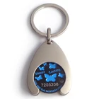 Etching Metal Commercial Zinc Alloy Die Cast Metal Keyring Keychain Gifts