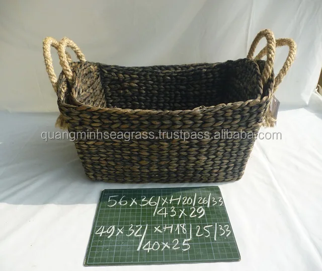 water hyacinth food basket long time using wicker picnic basket