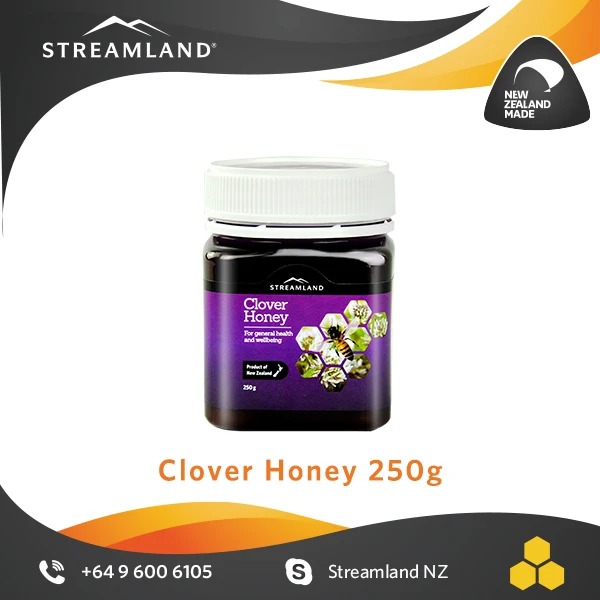 wild flora honey pure sweet flavor new zealand clover honey