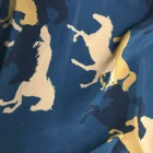 100%silk jersey fabric interlock printed silk knitted fabric