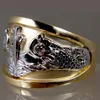 stainless steel military rings Electroplated 24k US Navy Submarine Dolphin Guppy Military Ring