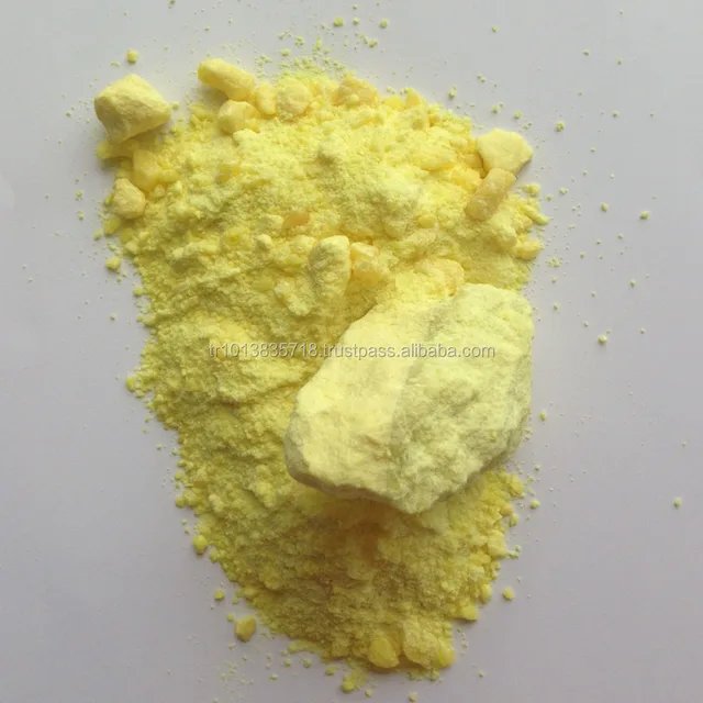crushed lump sulfur