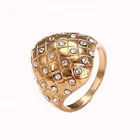 12684 xuping fashion latest elegant rose gold engagement ring for woman