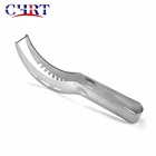 Chrt Hot Selling Stainless Steel Metal Magic Gadget Kitchen Fruit & Vegetable Quickly Knife Handy Tongs Watermelon Slicer