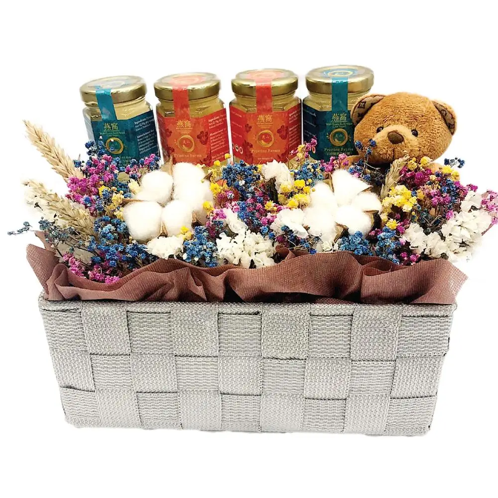 chinese new year gift bird nest gift box bundle