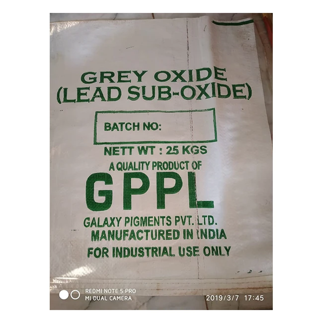 lead oxide,license lead sub oxide battery oxide powder for peru market