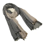 Wholesale New Style Terylene Rayon Yarn-dyed plaid Beach Scarves accessories scarf Ladies