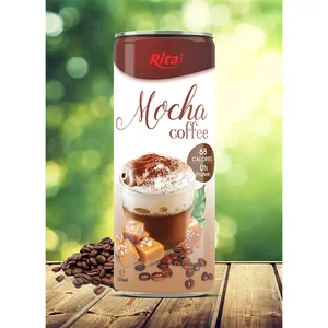 milk coffee - ice coffee drink supplier vietnam 250ml aluminum