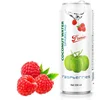 Sparkling Coconut Water Raspberry Juice - drink for SUMMER