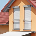 Remote control automatic rolling shutter windows with 37/42/50mm aluminum slat