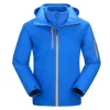 Customized High Quality Wholesale Men's 3 in 1 Snow Winter Coat Ski Jacket Hooded with Fleece Inner FSW-WJ-01
