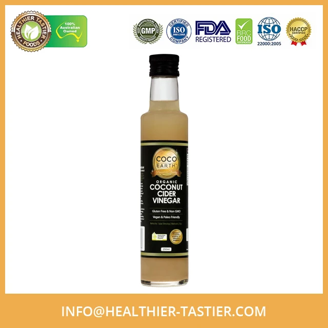 100 pure and natural coconut cider vinegar at bulk price