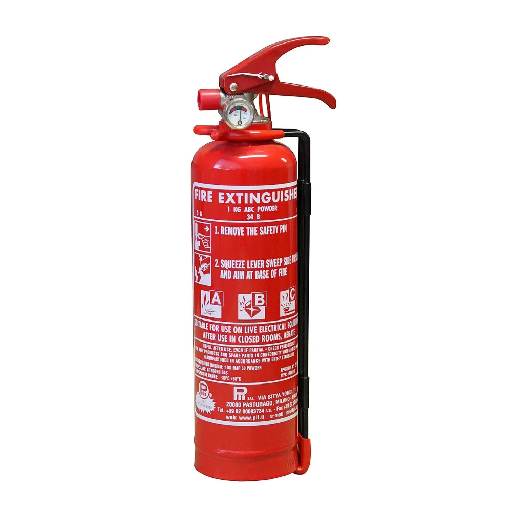 portable dry powder fire extinguisher 1 kg a-b-c