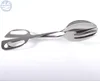 989 10inch cake beaker chef cooking best bbq meat grill snake scissor salad stainless steel serving tongs kitchen tongs