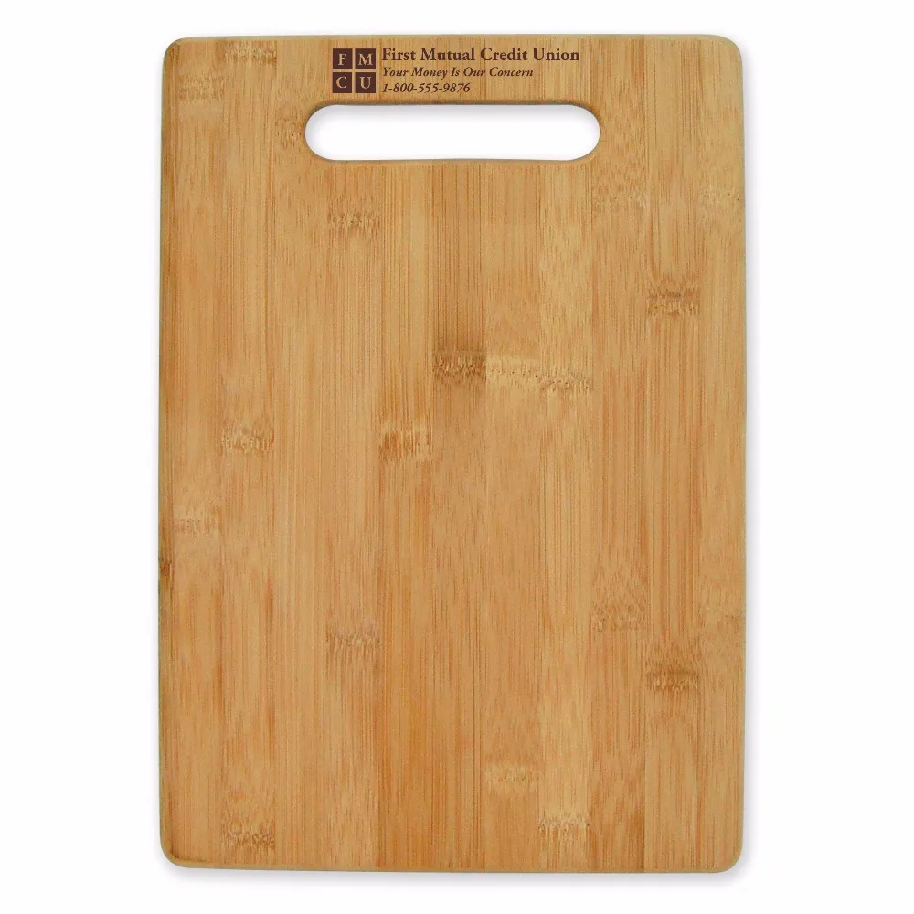 large bamboo cutting board - made from natural wood and comes