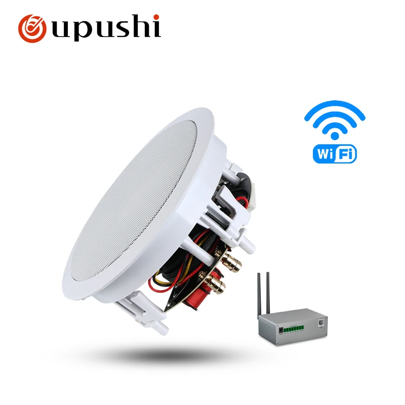 Oupushi Vx6 Wireless Wifi In Ceiling Speaker To Use Family Background Music Home Theater System Buy Wireless Wifi Speaker Wireless Wifi In Ceiling