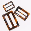Custom Acyl Sheet Resin Plastic Tortoise Shell Rings Belt Buckles for Dresses Garments Shoes Accessories by Chinese Wholesale
