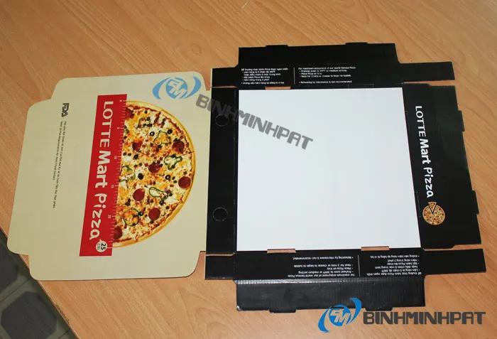 Cajas De Papel Personalizadas Para Pizza Bmp Box De Papel Con Logotipo