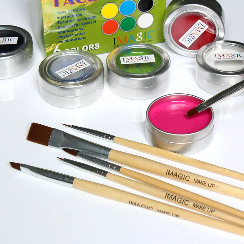 Newest wholesale brush hair makeup private label body paint brush body cream brush