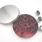Popular Stainless Steel 26 Pcs ABC Arabic alphabet fondant cookie cutter set
