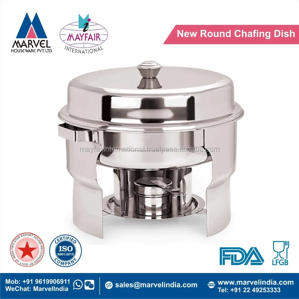 hydraulic round chafing dish